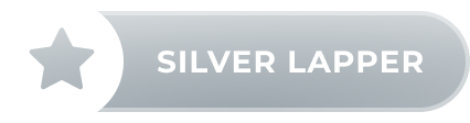 Silver star and silver badge. Image reads: Silver lapper Silver star and silver badge. Image reads: Silver lapper